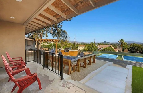 Midway House | Luxury 2 Unit Home: Private Pool, Hot Tub & Games!
