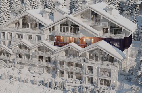 Meribel Centre Apartment | Luxury 4-bedroom apartment with 5* concierge, mountain view