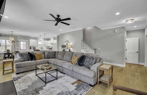 Greenville House | Luxury 4BR Home with Screened Porch & Fenced Yard