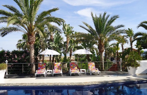 Moravit Villa | Luxury 5 *, in Moraira, Caribic Flair, South, Meerbl Servic, Spa, WiFi, All. incl.