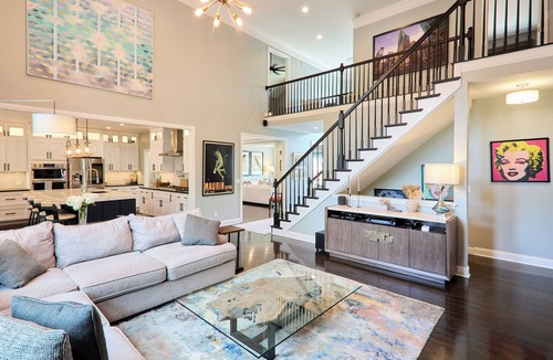Lenexa House | Luxury 5BR Retreat Near KC World Cup Matches Sleeps 12+