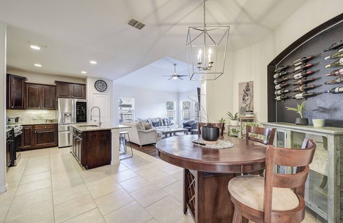 Oak Point House | Luxury 5BR Retreat w/Office, Wine Bar, Gym + Barn