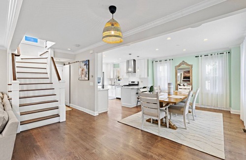 Elizabeth House | Luxury 6BR Retreat Pool + Parking | Near NYC & EWR | Sleeps 12+
