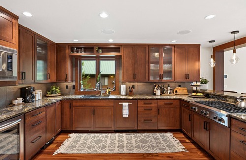 Easton House | Luxury A-Frame Lodge on a river, surrounded by mountains