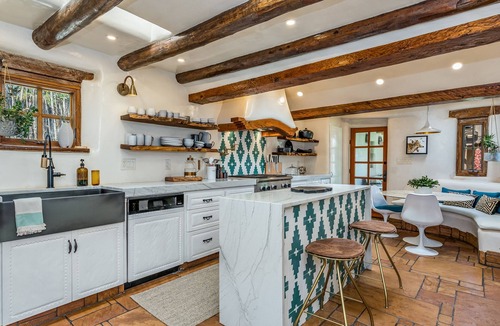 Historic Eastside House | Luxury Adobe Scenic Hilltop Setting Artful Interiors Outdoor Living