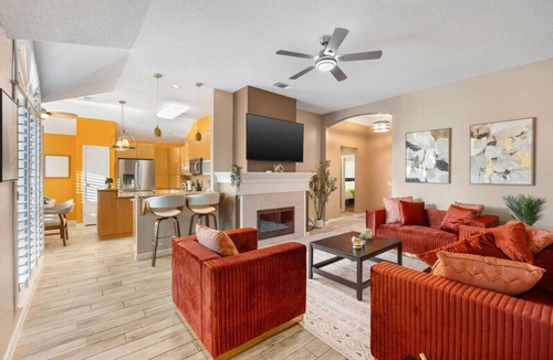 Allen House | Luxury Allen Retreat- Private Pool Movie Theater