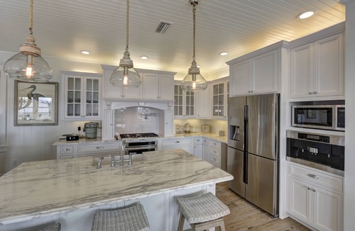 Anna Maria House | Luxury AMI Home - Heated Pool & Spa - Steps to Beach - Ocean Views