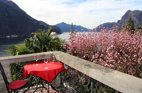 Castagnola Apartment | Luxury apartment "MAGNOLIE " Castagnola-near lake ,aircond., park, lakeview