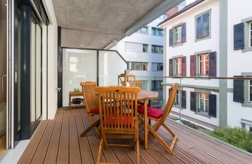 Montreux City Centre Apartment | Luxury apartment sleeps 2/3 in the centre with large terrace