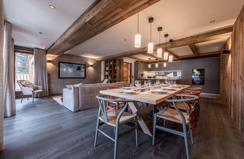 Meribel Centre Apartment | Luxury apartment with 5* concierge, mountain view, 3 bedrooms, ski room