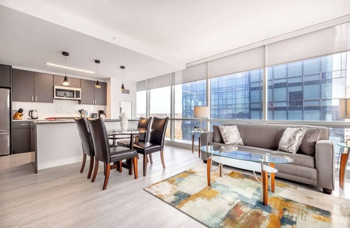 New Rochelle Apartment | Luxury Apt with Infrared Sauna