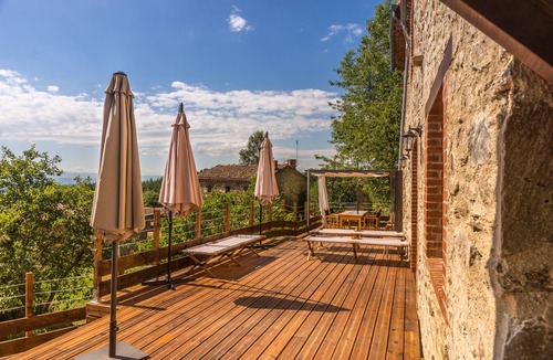 Saint-Prejet-Armandon House | Luxury atypical stone house in a hamlet with view and fireplace