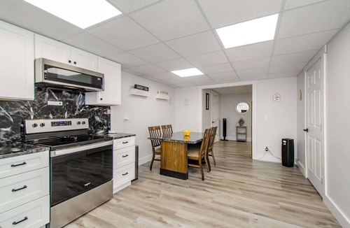 Buford Apartment | Luxury Basement Suite Sleeps 5