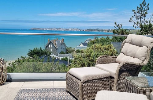 Saint-Pair-sur-Mer Villa | Luxury Beachfront Villa With Private Pool and Ocean View