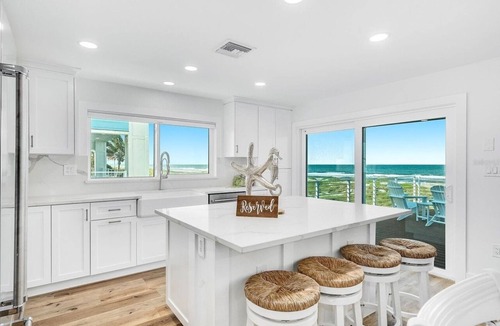 Cocoa Beach House | LUXURY BEACH HOUSE - NEW! Beach front, rocket launch views, pool, & hot tub