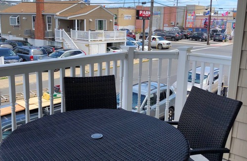 Seaside Heights House | Luxury beach townhome with ocean/beach/boardwalk view from private rooftop deck