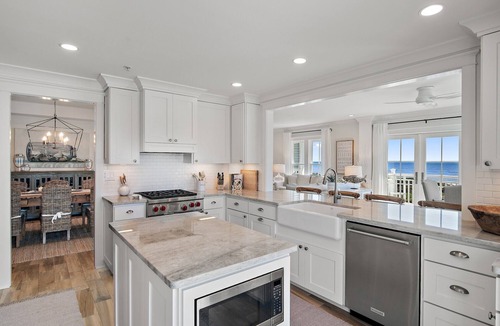 Gulf District Condo | LUXURY BEACHFRONT CONDO IN WATERCOLOR! Corner unit - book summer now
