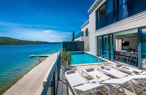 Slano Villa | Luxury Beachfront Villa Zaira with private pool in Slano - Dubrovnik
