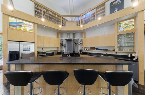 North Kawartha Cottage | Luxury Blue Chalet with Hottub and Sauna 7000sqf of living space. Eco Friendly