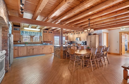Markleton Cabin | Luxury Cabin 22min to 7 Springs w/Hot Tub, Sauna, Game Room & Views on 32 Acres