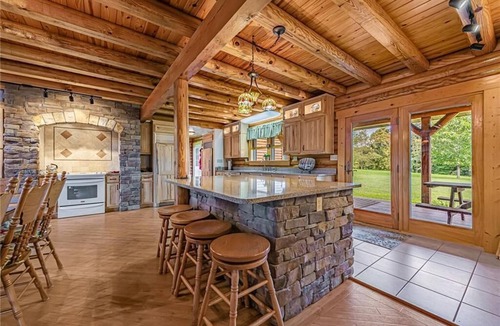 Markleton Cabin | Luxury Cabin 22min to 7 Springs w/Hot Tub, Sauna, Game Room & Views on 32 Acres