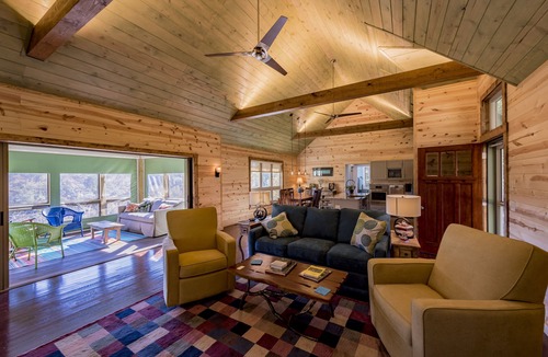 Mentone Cottage | Luxury cabin above Desoto Falls in Mentone,AL; Central Time See “Overview”