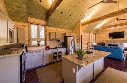 Mentone Cottage | Luxury cabin above Desoto Falls in Mentone,AL; Central Time See “Overview”