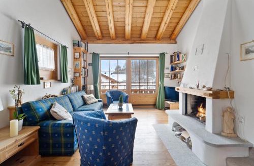 Madulain Apartment | Luxury Chalet St Moritz with View - 4 Bedrooms