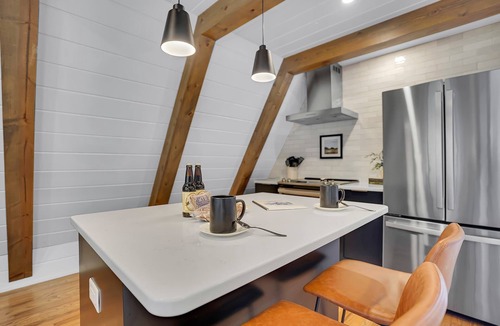 Birdsboro Ski Chalet | Luxury Chalet with Mountain Views & Hot Tub