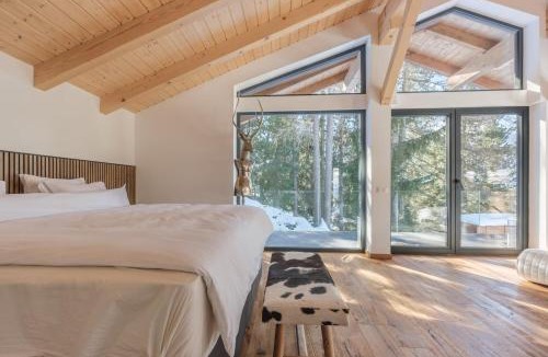 Graechen Ski Chalet | Luxury chalet with panoramic views, sauna, hot tub & cinema