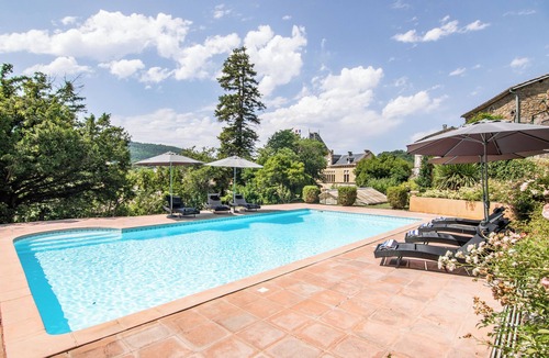 Chalabre House | Luxury Chateau with pool + private gardens in historic South France village
