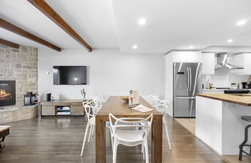 Mont-Tremblant Condo | Luxury Condominium with Rustic Minimalist Style