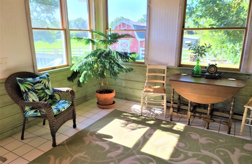 Brookline Station House | Luxury Country Home, Spacious and Cozy, with Sun Room