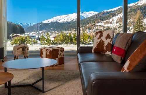 Davos-Dorf Apartment | Luxury Davos Apt for 4 with Panorama Terrace & 5-star Hotel Spa Access