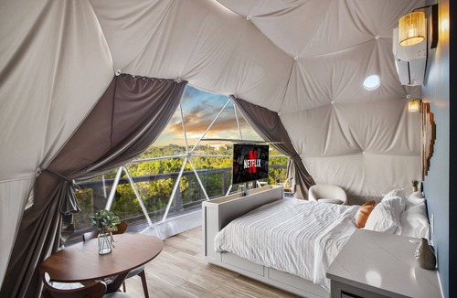 Spring Branch Resort | Luxury Dome - Spa Shower - Panoramic Views