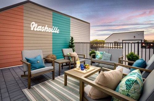 Nashville Villa | Luxury Downtown Townhome - Elevated Skyline Views