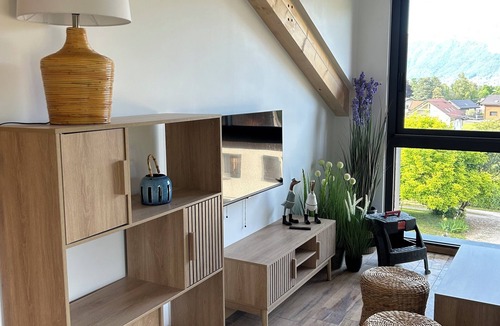 Saint-Jorioz Apartment | Luxury F 2 apartment with view and bacon Villa Altitude 597