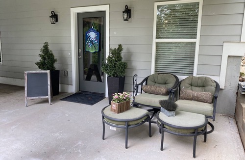 Athens House | Luxury Five Points Cottage Overlooking Pond