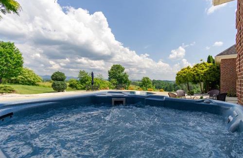 Marshall House | Luxury Getaway Home with Panoramic Views, Pool & Hot Tub!