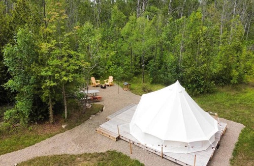 Miller Lake House | Luxury Glamping w/Shared Spa Experience