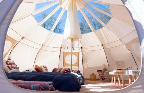 Clearville Resort | Luxury Glamping Yurt at River Mountain-Near Lodge