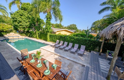 Harbor Hills House | Luxury Harbor Home – Pool, Hot Tub, Basketball Court & Tiki Lounge Near Gulf Beaches