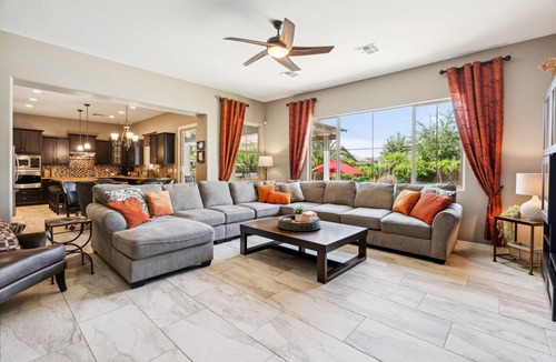 Windmill Ranch House | Luxury Home pool/spa, putting green, pool table, misting system