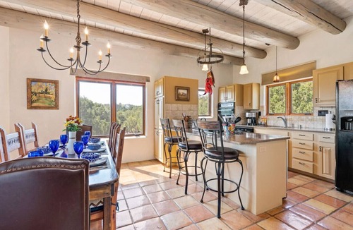 Tesuque Hills House | Luxury Home with Incredible Mountain Views