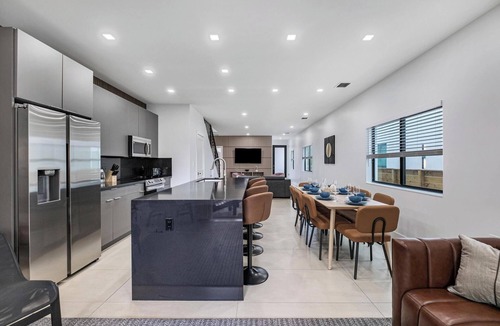 Allapattah Condo | Luxury Home with Inter Miami Theme