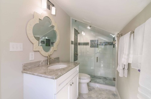Comanche Trail House | Luxury home with private boat dock, huge yard by the water, Sand Volleyball, Hot Tub, Lake views!