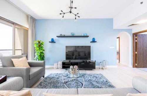 Jumeirah Beach Residence Apartment | Luxury JBR 2BR Shams Full Marina View Free 5 Star Beach Resorts Access