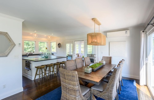 Katama House | Luxury Katama 5BR - Pool, Hot Tub, Bocce & Firepit Steps from South Beach