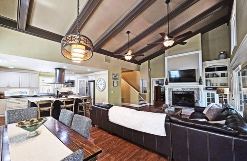 Dawsonville House | Luxury, lake front with private dock!