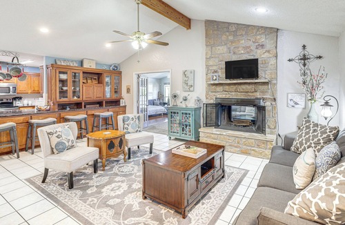 Granbury House | Luxury Lake Granbury Home: Dock, Hot Tub & Decks!